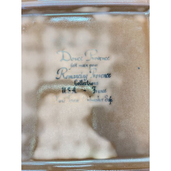 Romancing Provence Tuscan Country handpainted ceramic serve tray SKU 9622 - Picture 10 of 11